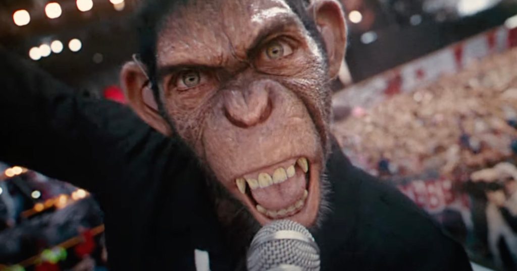 Por que Robbie Williams é um macaco em sua cinebiografia “Better Man”